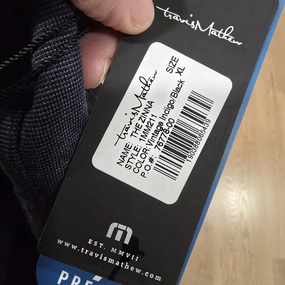 NWT Travis Mathew Brand "The Zinna" Golf Polo Size XL - Picture 5 of 9